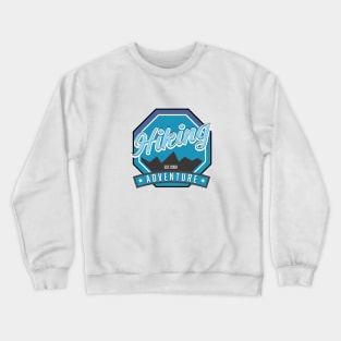 Hiking Adventure patch Crewneck Sweatshirt